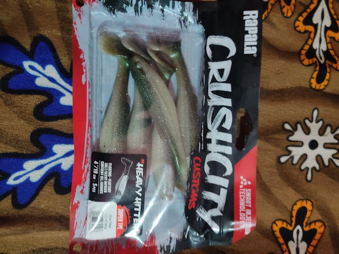 Rapala CrushCity Heavy Hitter Soft Plastic Lure | 4 Inch | 5 Pcs Per Pack |