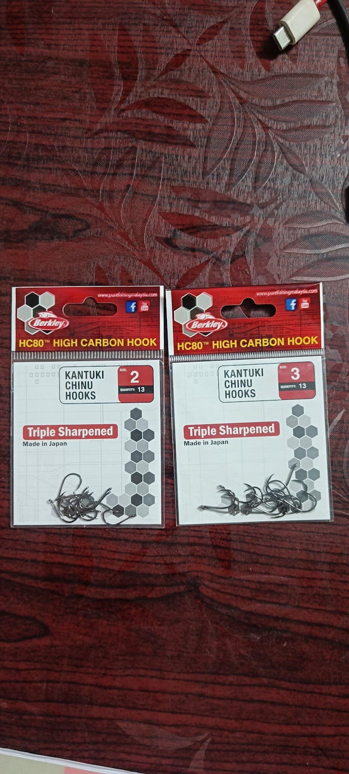 Berkley Kantuki Chinu Single Hooks | 13 Pcs Per Pack |