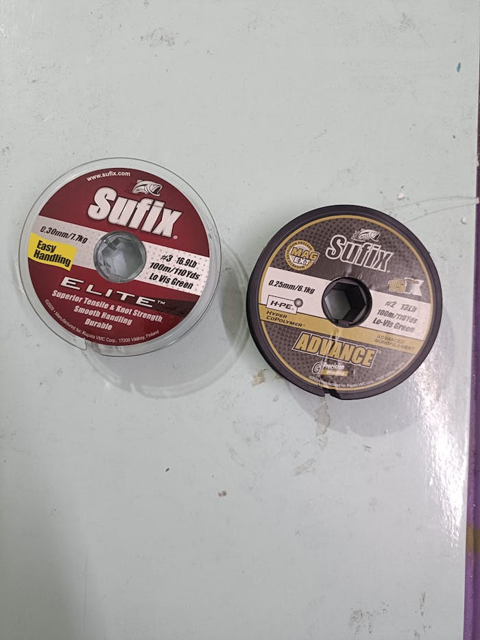 Sufix Elite Monofilament line | 100Mt / 110Yd | Low-Vis Green | 10 Connected Spools |