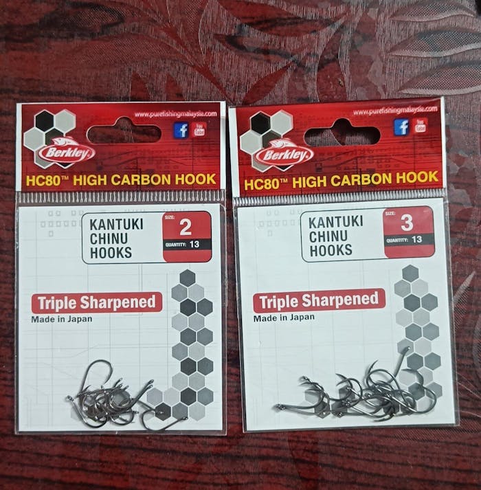 Berkley Kantuki Chinu Single Hooks | 13 Pcs Per Pack |