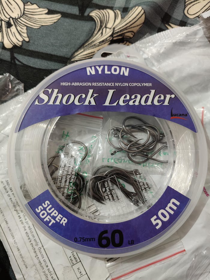 Lucana Super Soft Nylon Shock Leader | 50Mt / 55Yd | Clear |