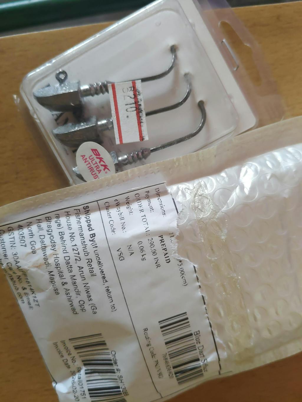 Lucana Jighead Hooks Size 2/0 , 3/0 , 4/0 , 5/0 | Wt. 7 , 10 , 14, 17 Gm | 3 Pcs/ Pack