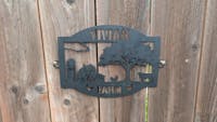 Farming Metal Sign (Oak Barn)