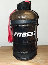 FitBeast 2.2 Litre BPA Free Large Gym Water Bottle - Black