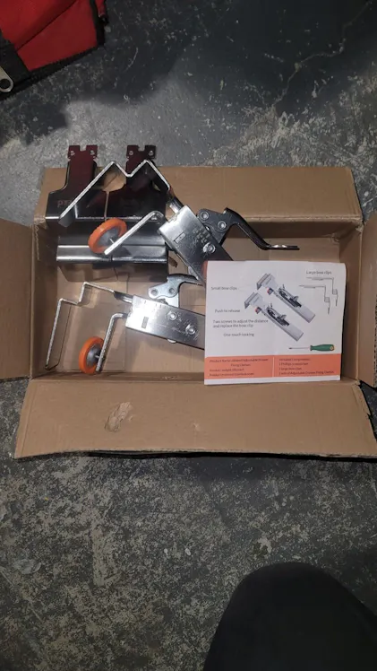 Clip De Fixation Tiroir Alliage Aluminium - Installation Rapide Et Solide Pour Meubles Et Armoires