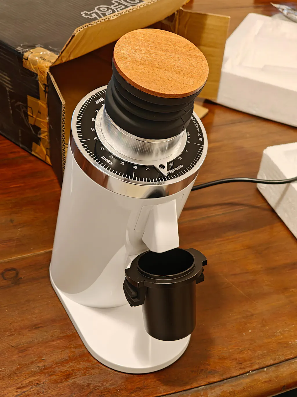 DF64 Gen 2 - 64mm Flat Burr Coffee Grinder (Red Titanium Coated)