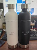 FIZZIT™ Stainless Steel Carbonation Bottle and Water Bottle | Compatible With Philips Carbonation Soda Maker, Smeg and Aarke Soda Makers, Dishwasher Safe