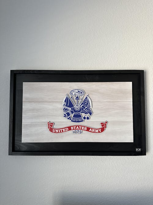 Army Wooden Flag