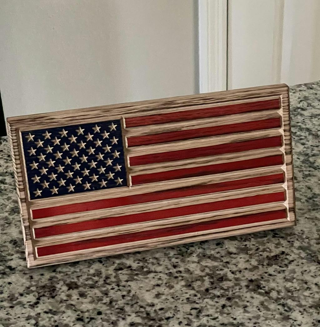 Old Glory Desk Flag