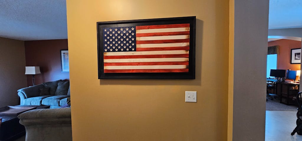 Liberty Series - Wooden American Flag