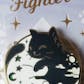 Day and Night Cats Enamel Pin