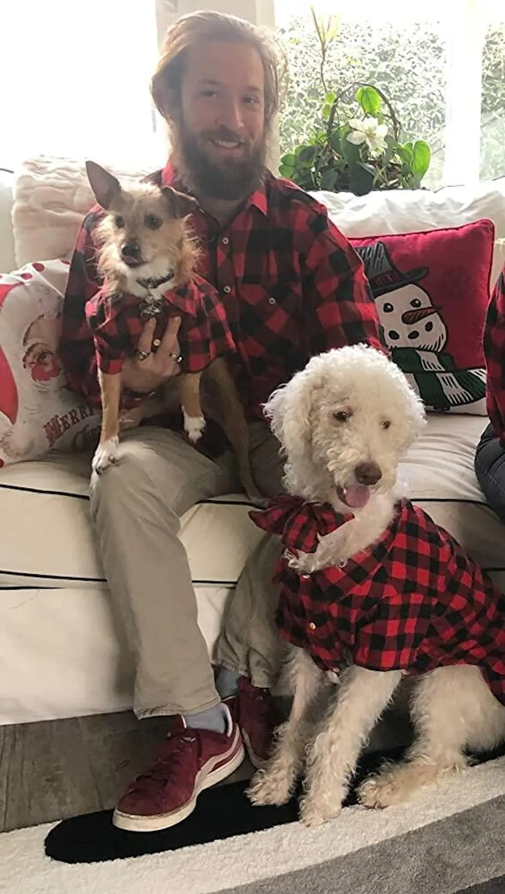 View of Family Matching Flannel Shirts for Dogs – FlannelGo