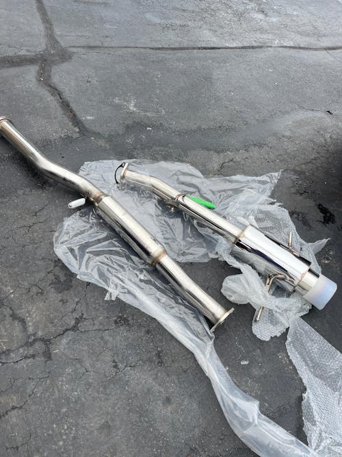 2002-2007 Subaru WRX/STI GD EJ205 Catback Exhaust 3" Pipe 4.5" Muffler Tip + Downpipe Up-pipe
