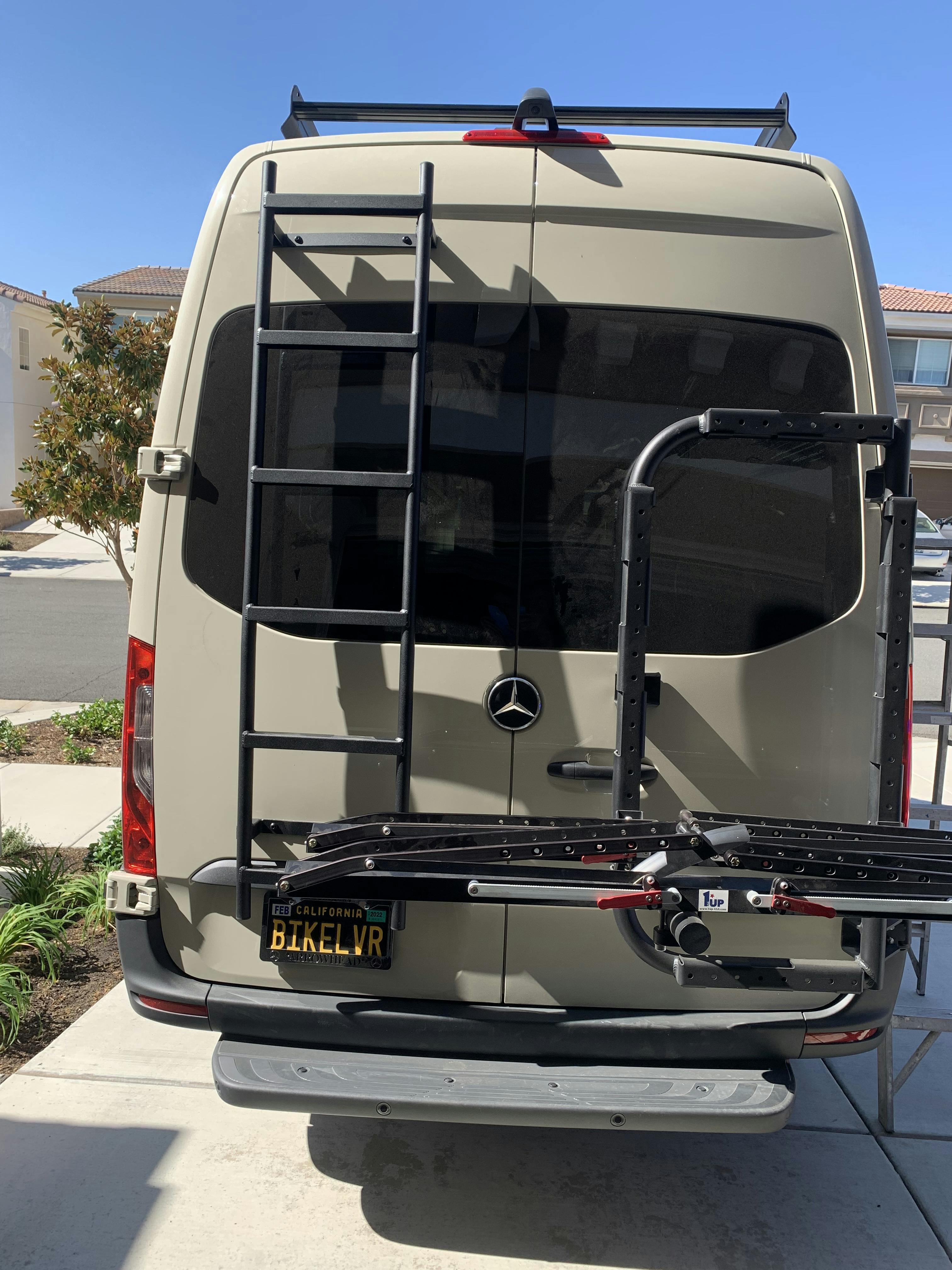 Sprinter Van Rear Ladder - Flatline Van Co.