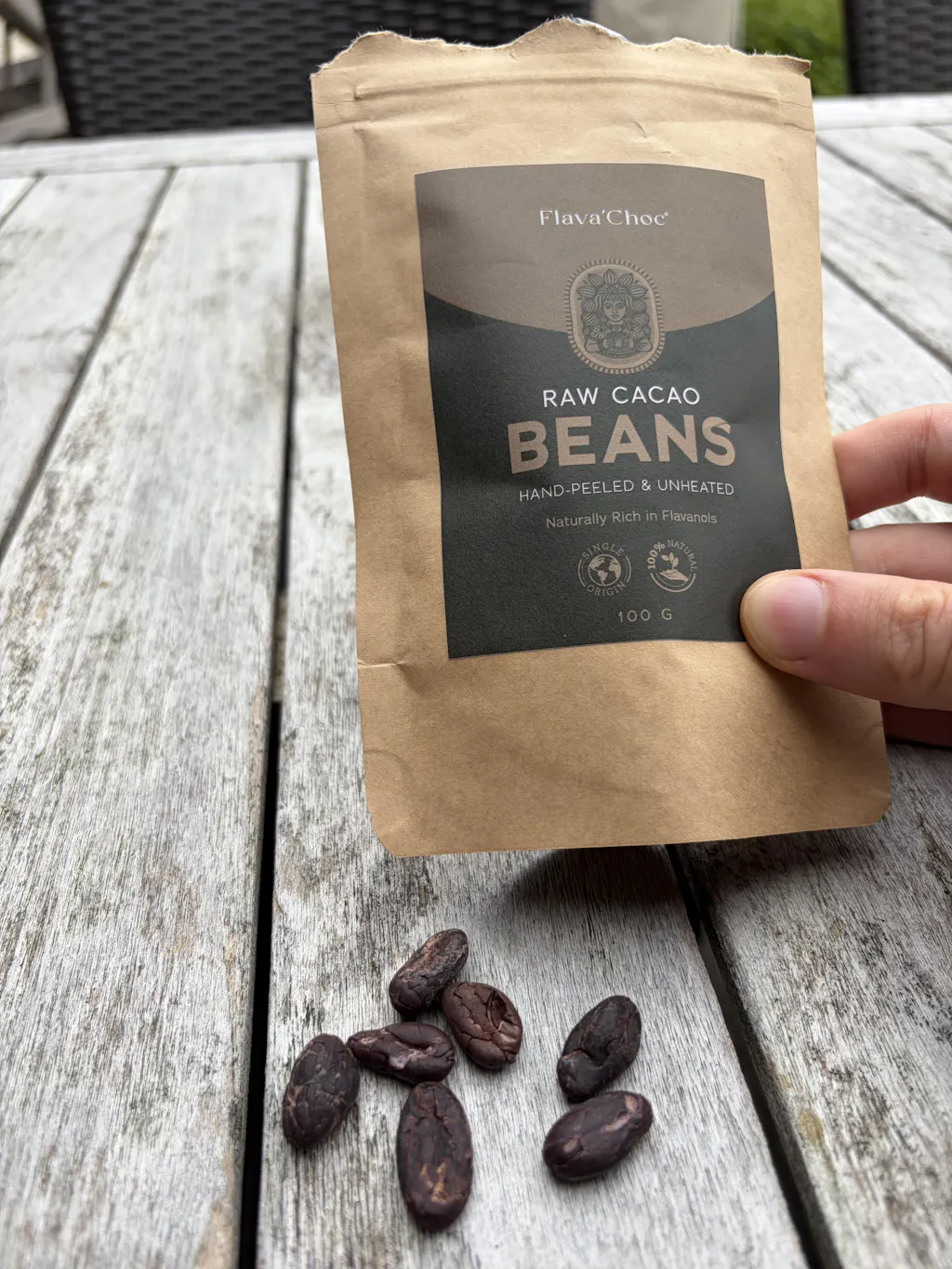 Raw Cacao Beans | Hand-Peeled & Naturally High in Flavanols