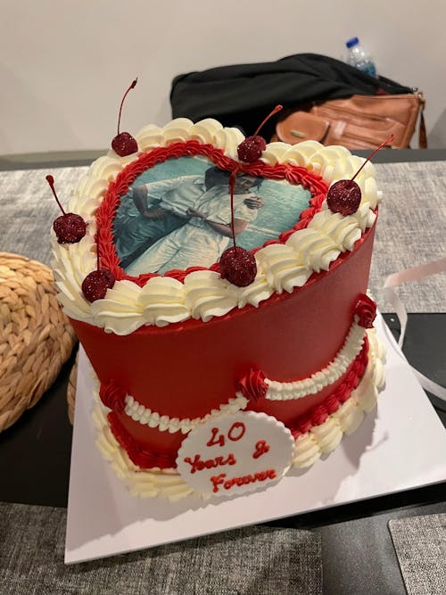 Ultimate Bling Heart Cake