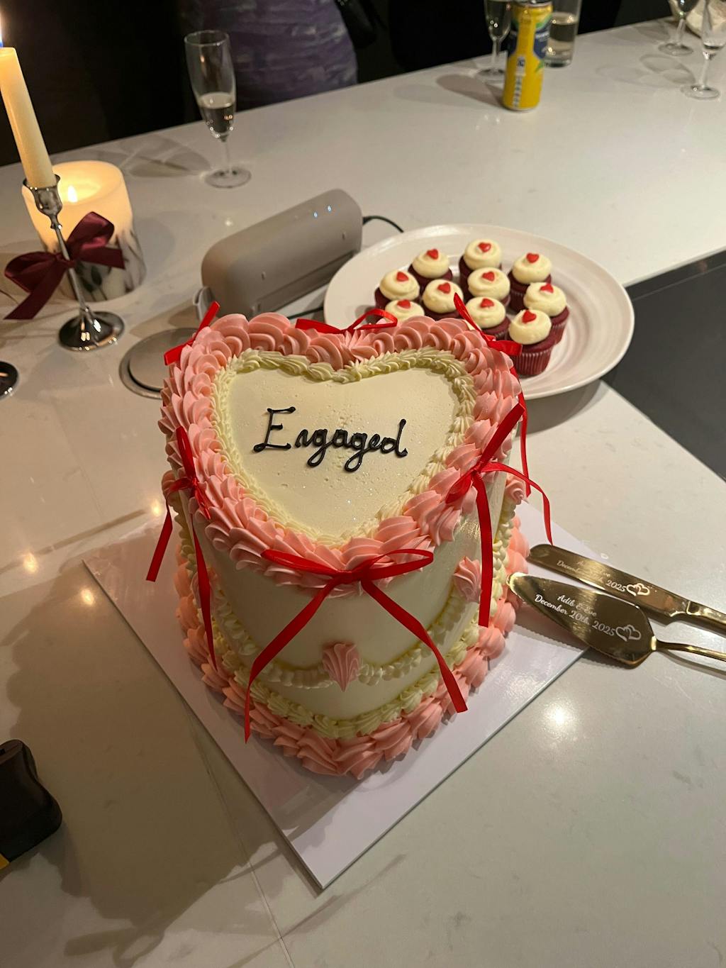 Ultimate Bling Heart Cake