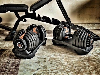 The Flexibell Best Adjustable Dumbbells Set for Home Gym Flexnest