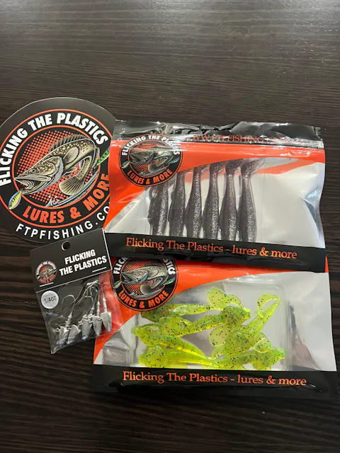 FTP DOMINATOR FLATTY - LIME - The Ultimate Flathead Soft Plastic