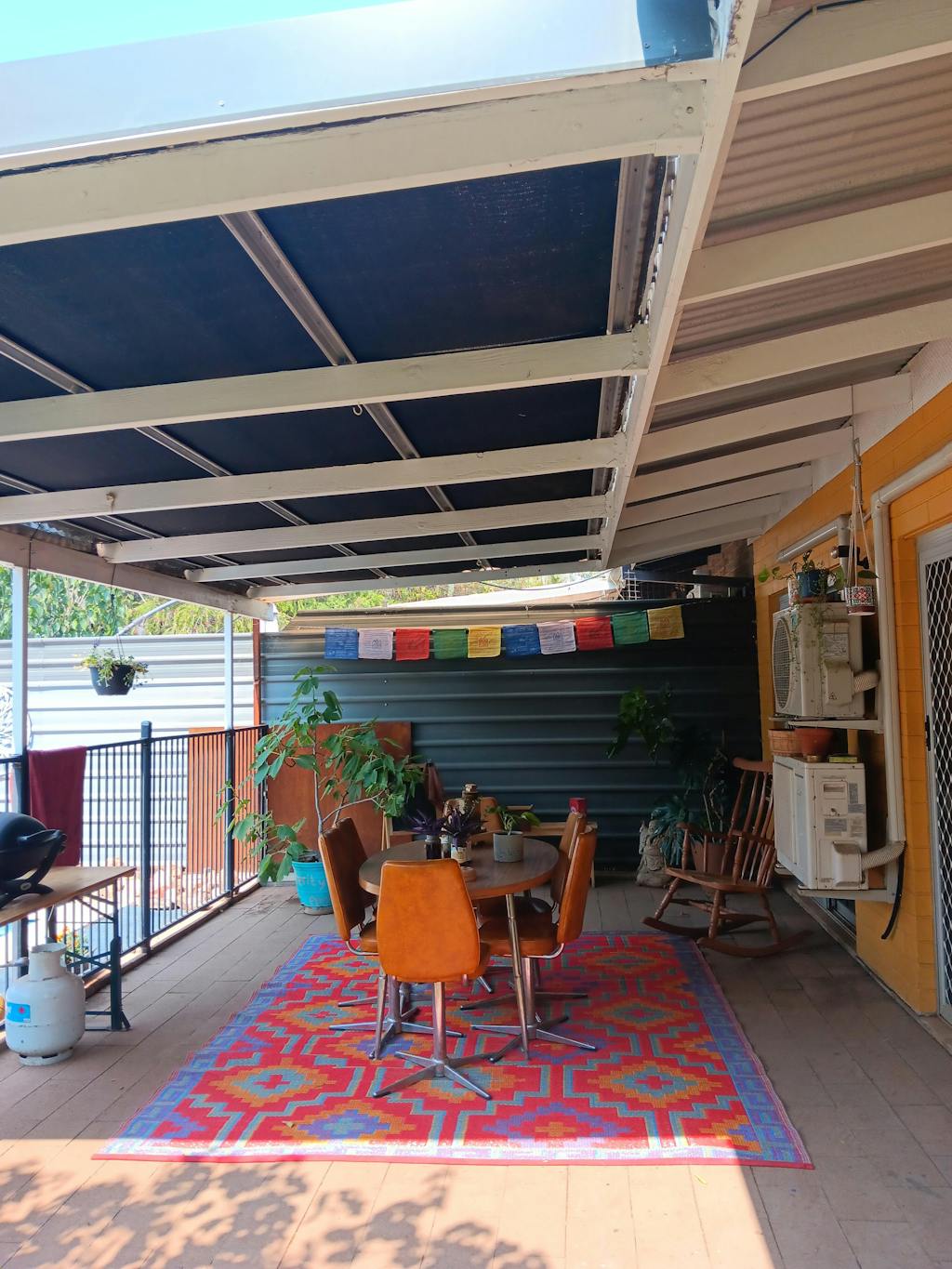 Outdoor Rug Recycled Plastic  - Lhasa Orange and Violet