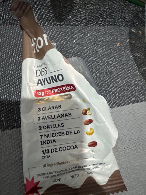 Barrita de proteína - Des_ Ayuno Caja con 4 piezas