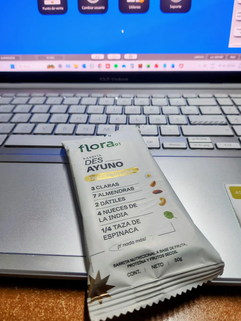 Barrita de proteína - Des_ Ayuno Caja con 4 piezas