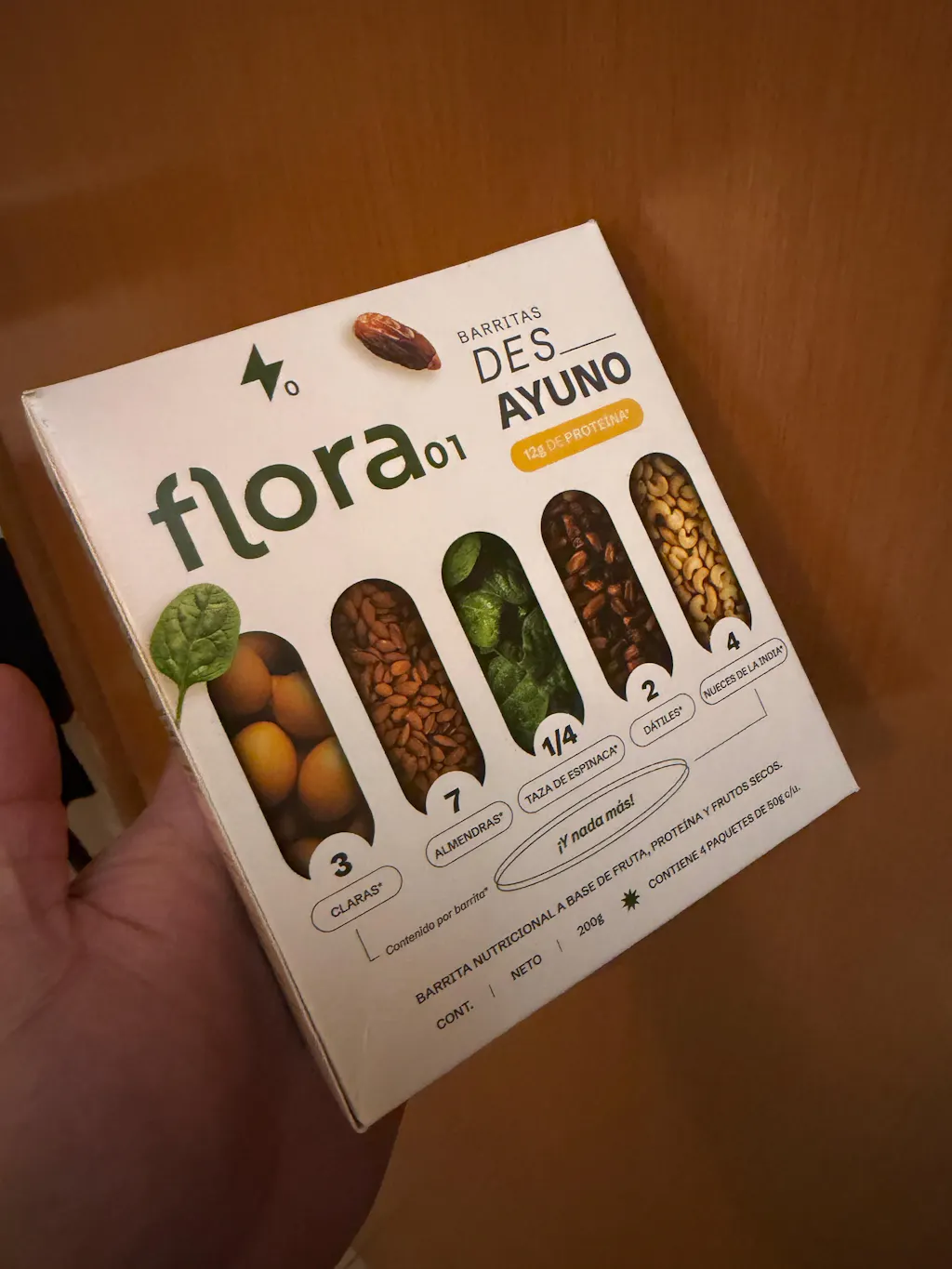 Barrita de proteína - Des_ Ayuno Caja con 4 piezas