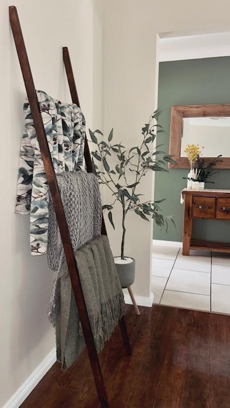 Eucalyptus Seed Tree Grey Green 120cm Set of 2