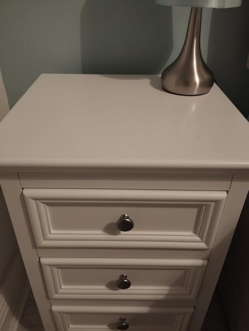 Trent White Bedside Locker