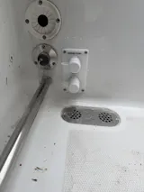 Flush Port Reroute - White Acrylic