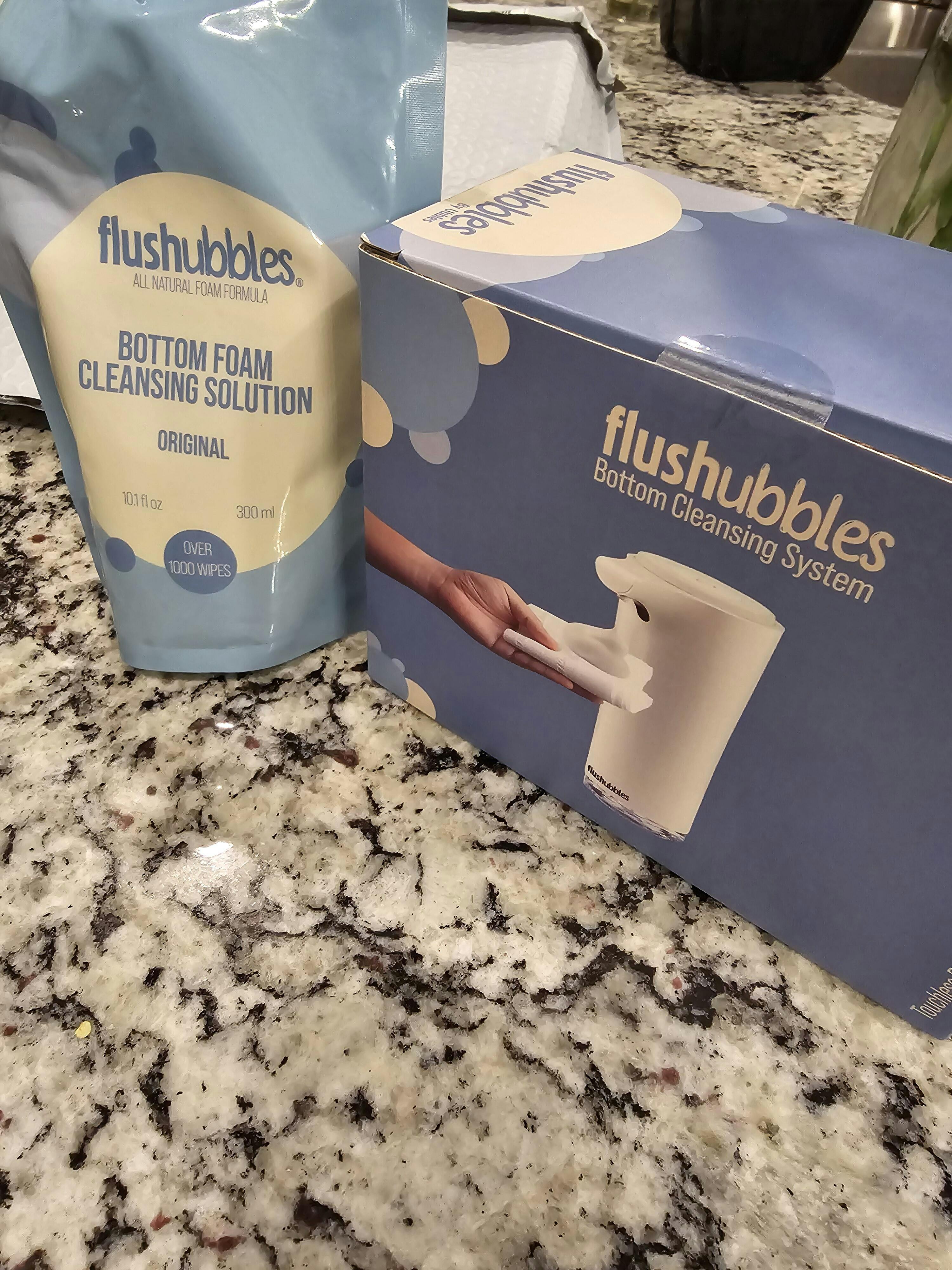 Flushubbles Touchless Bottom Cleansing Solution Best Alternative to