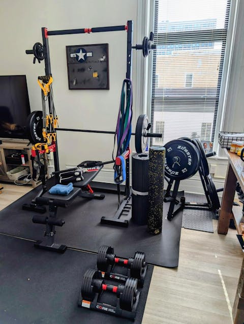 FLYBIRD Squat Rack with Pull-Up Bar