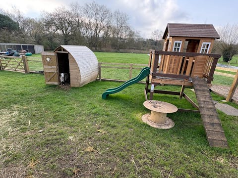 Arched Pygmy Goat House with Stable Door