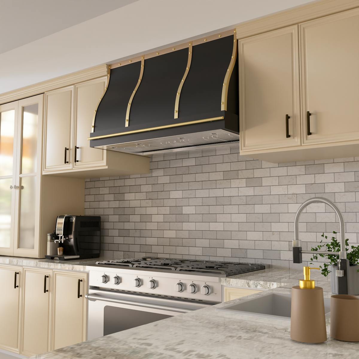 Fobest Stainless Steel Range Hood with pot rail FSS-154