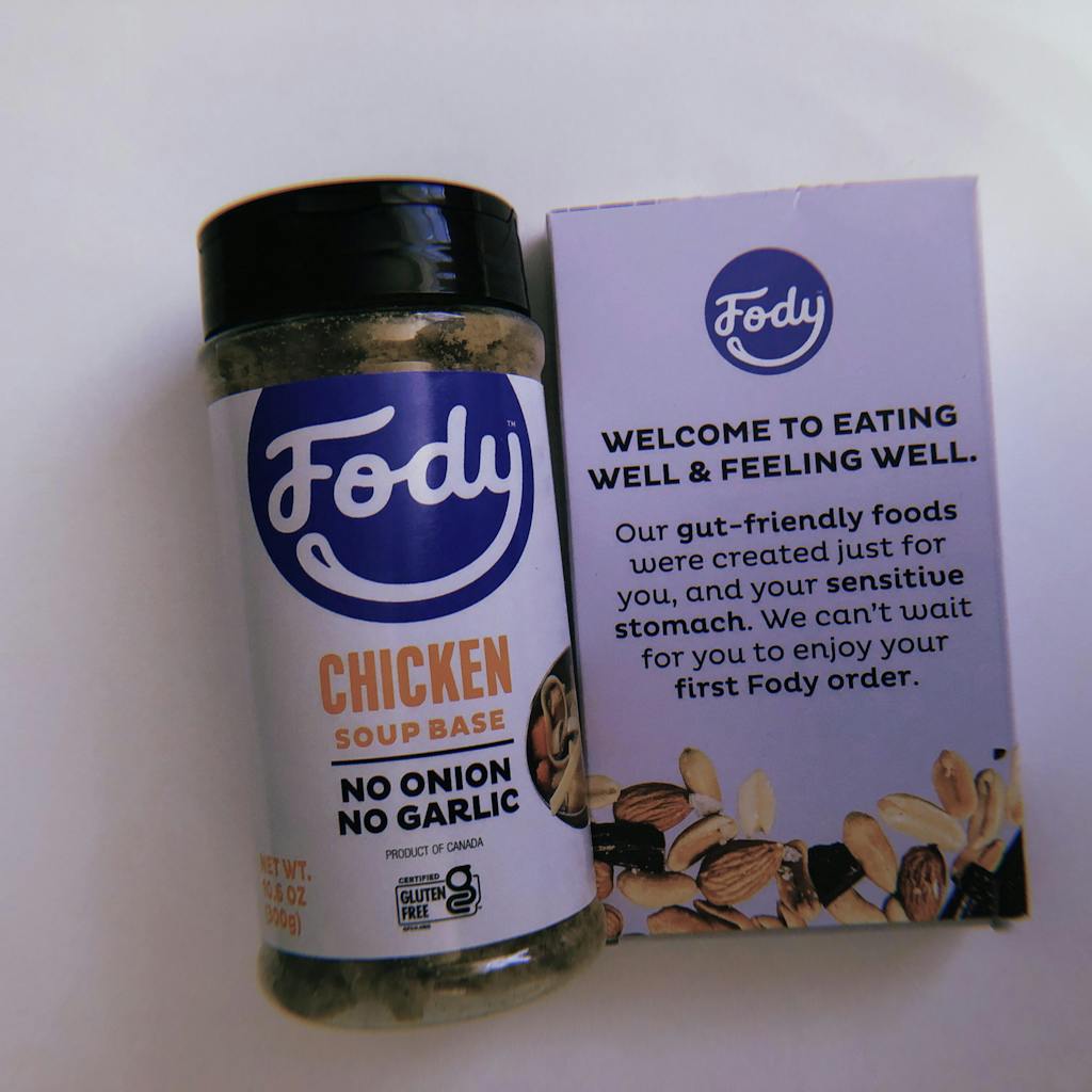 Low FODMAP Chicken Stock/Soup Base Fody Food Co.