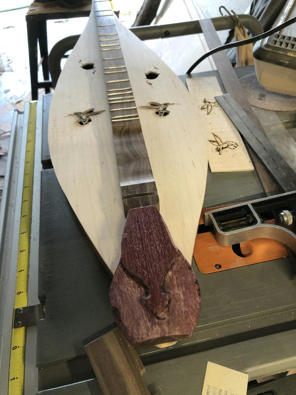 Hourglass Mountain Dulcimer Plans Traditional Folkcraft Instruments