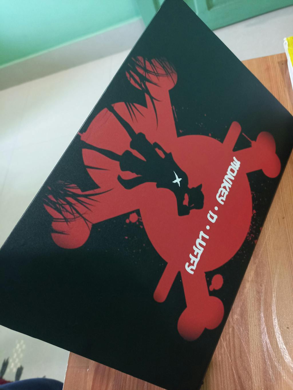 Monkey D Luffy In Red Skull Anime Laptop Skin