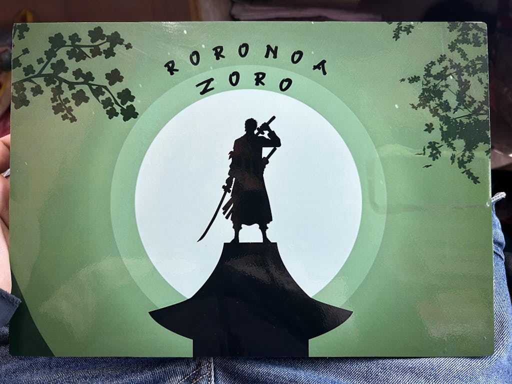 Roronoa Zoro Silhouette Anime Laptop Skin