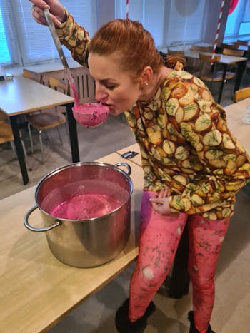 Unisex Bliuzonas "Bulvės su Krapais" (foodroobai MAX)