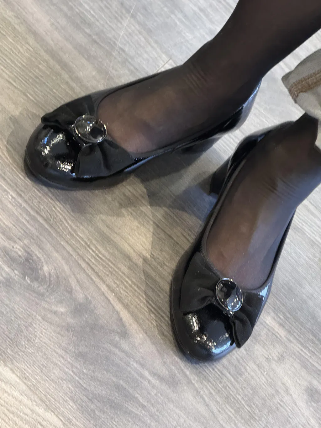 ZIERA CASSIDY BLACK/ BLACK PATENT CROC