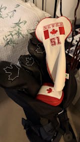 Canada Flag - Center Shaft Mallet Putter Head Cover
