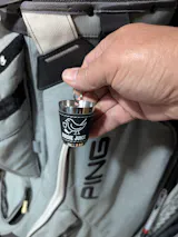 Magnetic Birdie Juice Cup — The Clip-On Shot Glass Your Golf Bag Has Been Missing