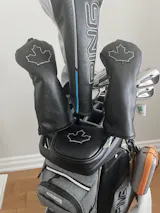 Black Canada Maple Leaf - Mallet Putter Head Cover