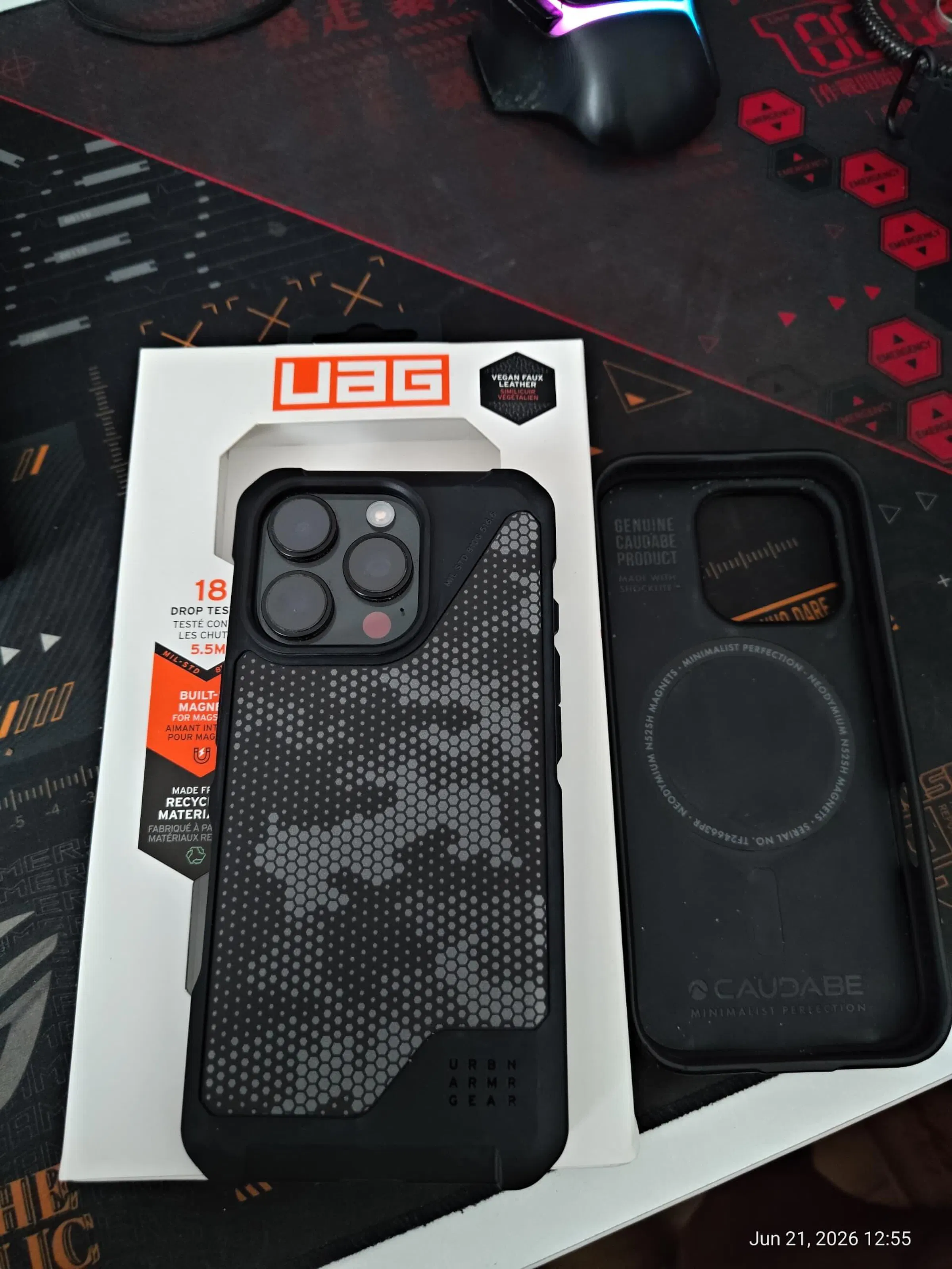 UAG Metropolis LT Magsafe for iPhone 16 Series- Magsafe Compatible.