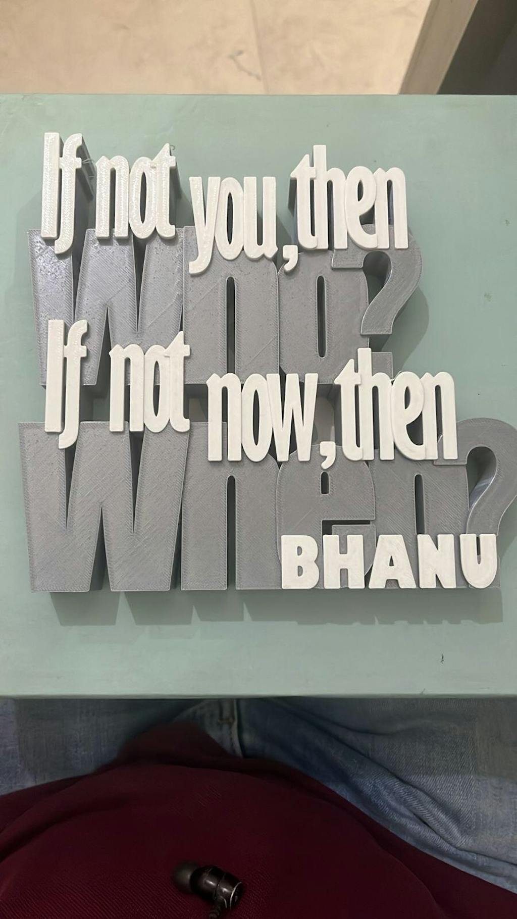 Decor | Text | Motivational | Who-When