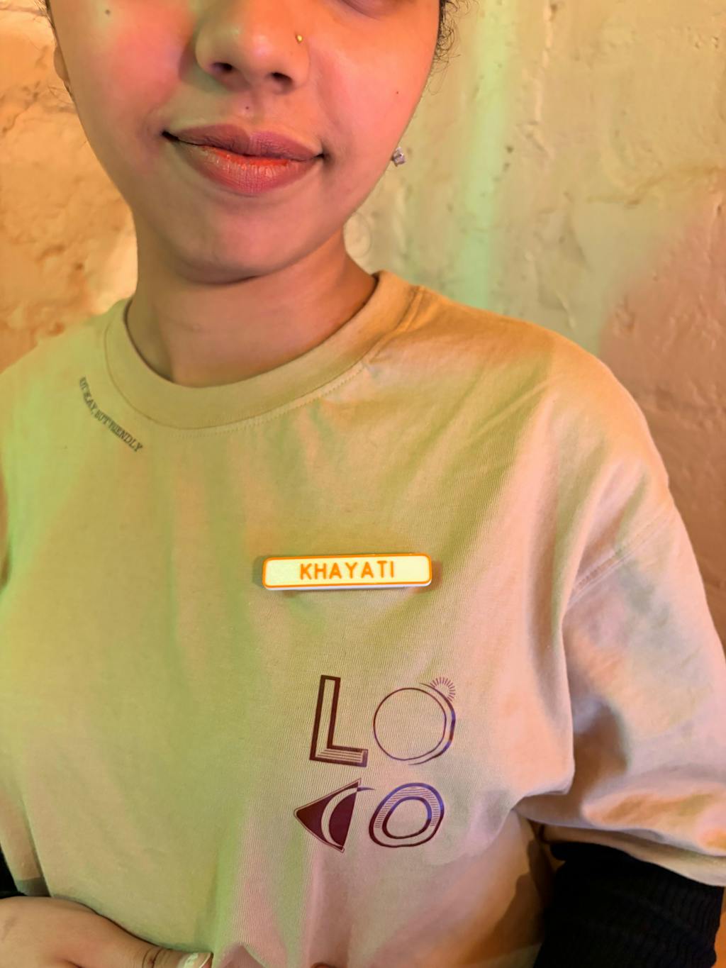 NAME TAG BADGE | 1 line