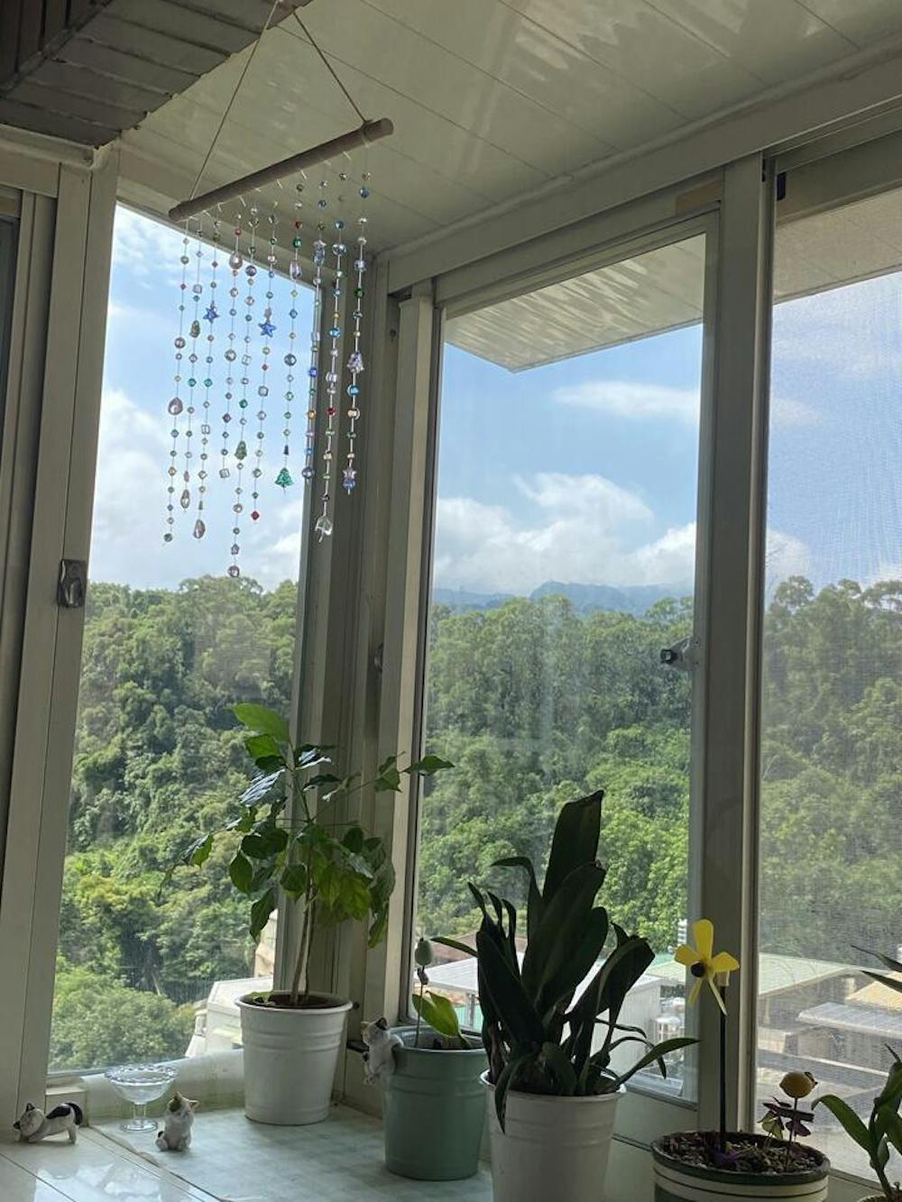 Glass Bead Suncatcher Window Hanging