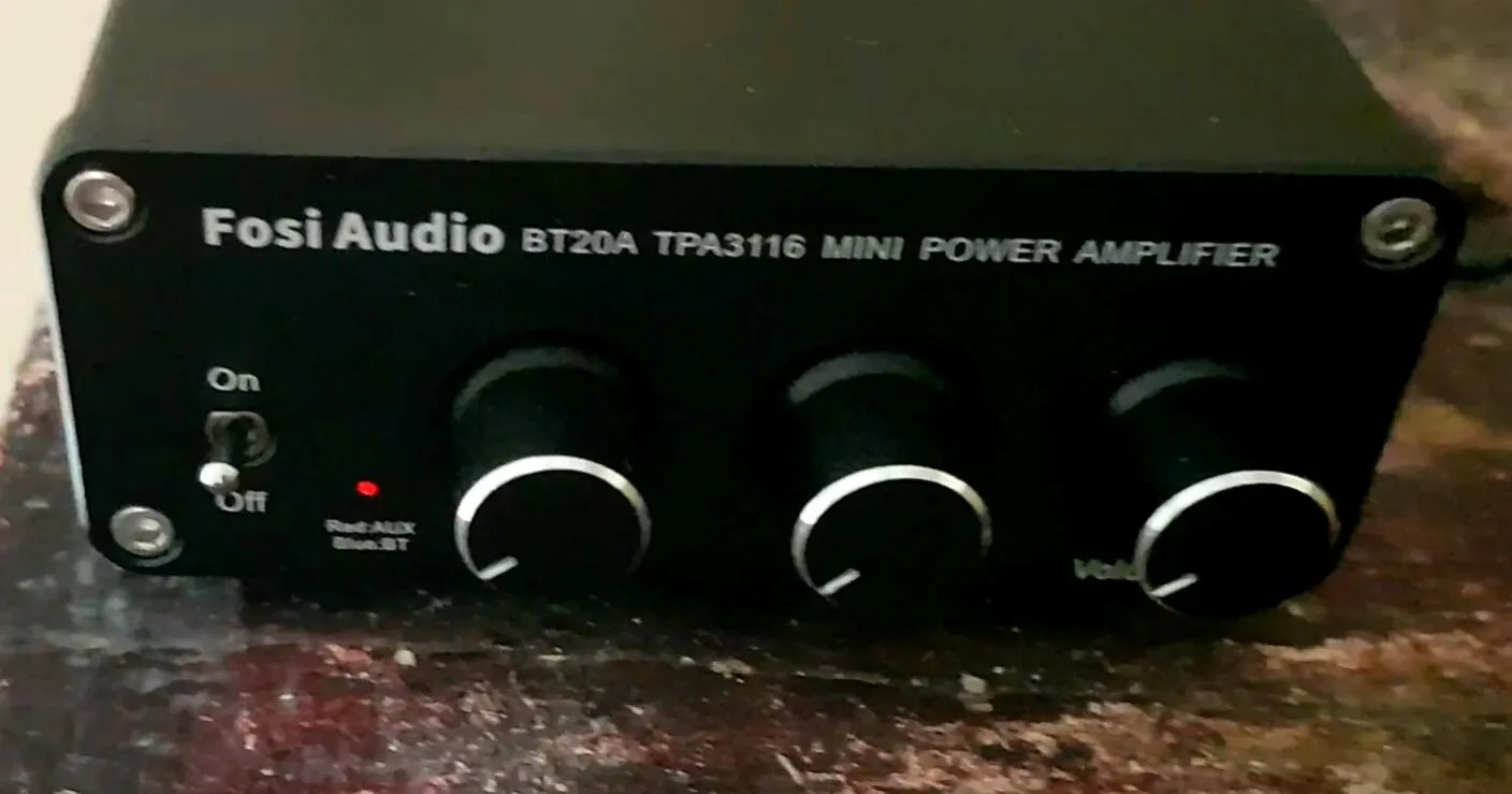 Fosi Audio BT20A Bluetooth Amplifier 2CH Stereo Amp Receiver