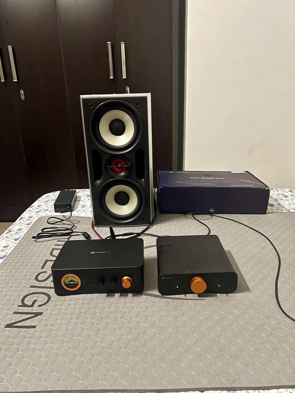 Fosi Audio MC351 2.1 Channel Integrated Amplifier with DAC, VU