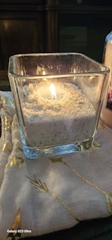 Foton® Pearled Candle  Pearl candle, Sand candles, Unique candle containers